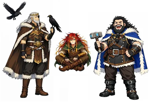 Illustration from “Random Norse Bullshit”, Chapter 8